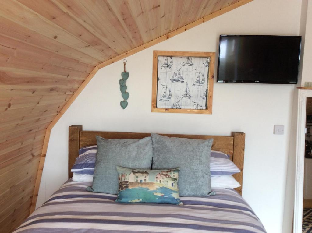 Open-plan sleeping area